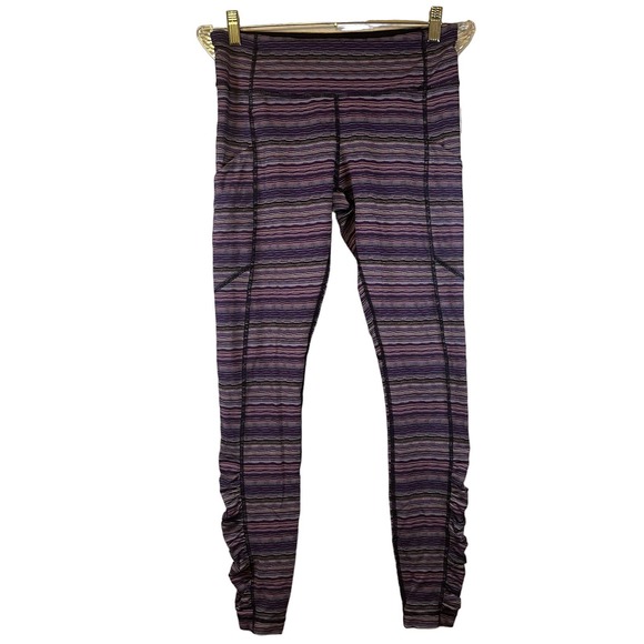 lululemon athletica Pants - Lululemon Speed Tight IV Space Dye Twist Ultra Violet Multi Black Size 8